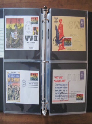 Archive of Books, Pamphlets and Ephemera Including: Star Spangled Banter, Up Front, Mud Mules and Mountains, Combat Tips, Back Home, Up High, Bill Mauldin's Army, The Brass Ring, Original Cartoons, Magazines, Postal Covers and More