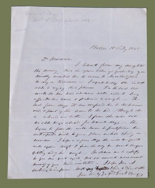 Item #1511 Autograph Letter Signed. George Nixon Briggs