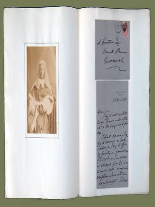 Item #1517 Autographed Letter Signed. Sir Nathaniel Lindley