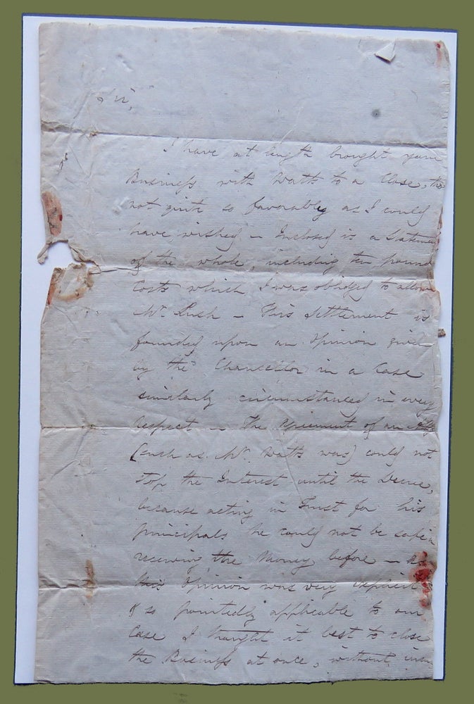 Item #1546 Autograph Letter Signed. Abraham Van Vechten.