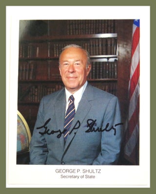 Item #170 Photograph Signed. George P. Shultz