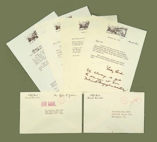 Item #2304 Four ALS With Annotation; Addressed to James and Patsy Webb. Lady Bird Johnson