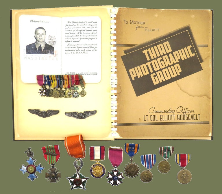Item #2418 Third Photographic Group; Archive of Photographic and Personal Memorabilia. Lt. Col. Elliott Roosevelt.