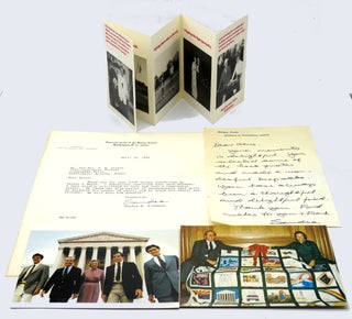 Item #2676 TLS, ALS, and Associated Ephemera; Archive of First Female Supreme Court Justice....