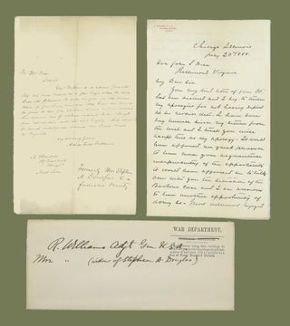 Item #3087 Autograph Letter Signed. Adele Cutts Douglas Williams, Robert Williams