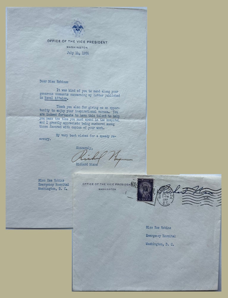Item #3147 Typed Letter Signed (TLS). Richard Nixon.
