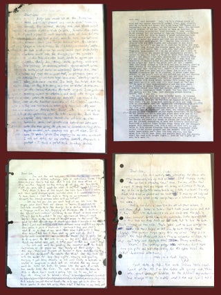 Four [4] Letters with Mailing Envelopes and Ephemera; An Extensive, near complete archive of. William Seward III Burroughs.