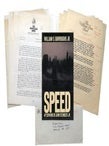 Four [4] Letters with Mailing Envelopes and Ephemera; An Extensive, near complete archive of published material and associated ephemera