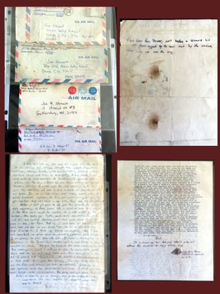 Four [4] Letters with Mailing Envelopes and Ephemera; An Extensive, near complete archive of published material and associated ephemera
