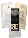 Four [4] Letters with Mailing Envelopes and Ephemera; An Extensive, near complete archive of published material and associated ephemera