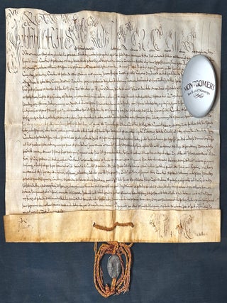 Papal Bull with Lead Seal and Chord; Grant of Ecclesiastical Benefice. Pope Innocent X.