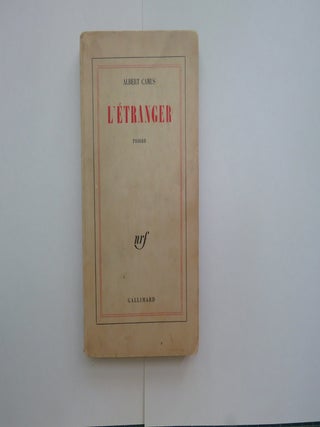 L'Etranger. Albert Camus.