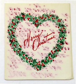 Item #441 Autograph Note [Christmas Card] Signed. Mamie Eisenhower
